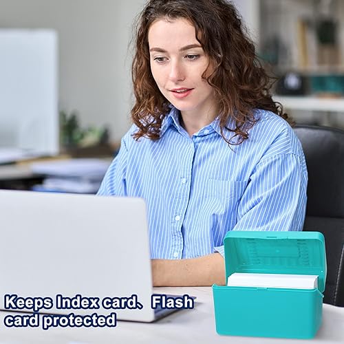 Miniatura 6 de Fuutreo Paquete de 12 soportes para tarjetas de índice, 3 x 5, organizador de tarjetas flash, soporte para tarjetas de índice, tarjetas de índice,