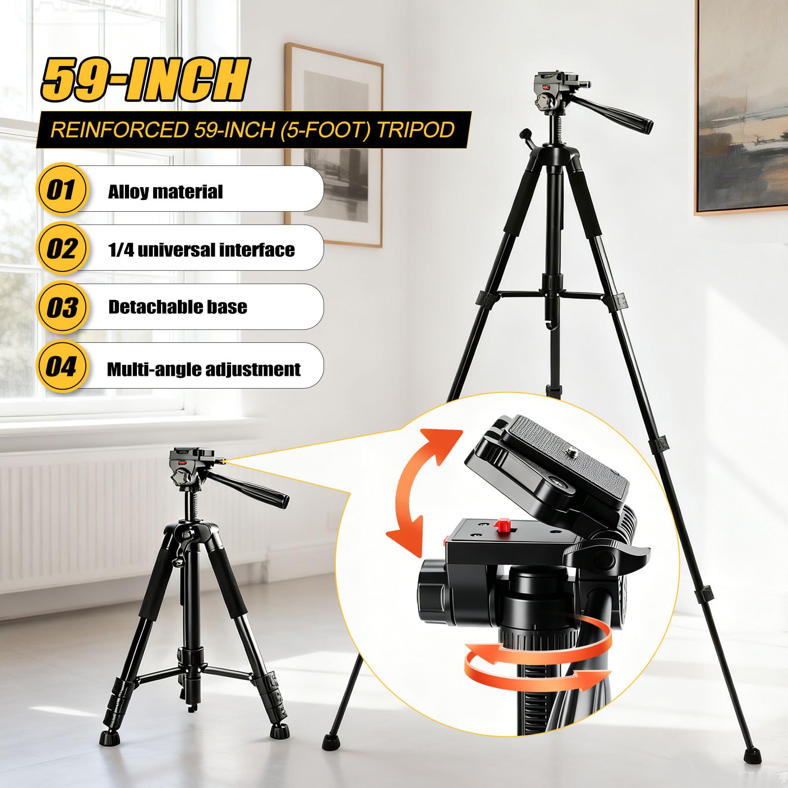JEXUL Auto-Tracking Laser Level - 360° Rotation -4