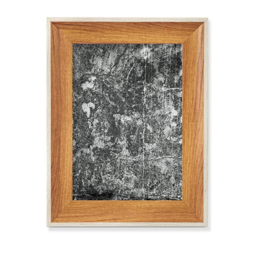 Cadre de photo en bois foncé pour tableau d'art rustique et bureau