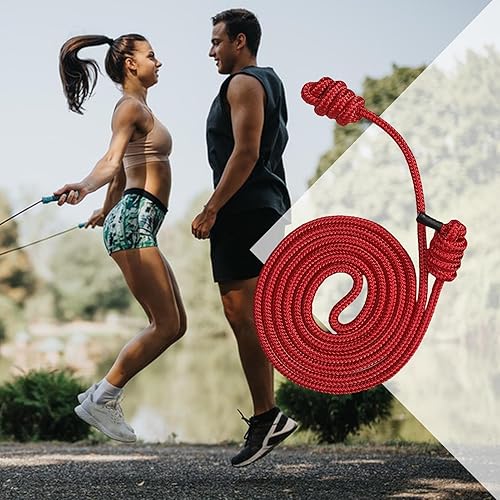 Miniatura 6 de Cuerda de saltar para fitness  Cuerda de salto de velocidad ajustable para pérdida de peso cardiovascular, cuerda de saltar portátil  Entrenador de