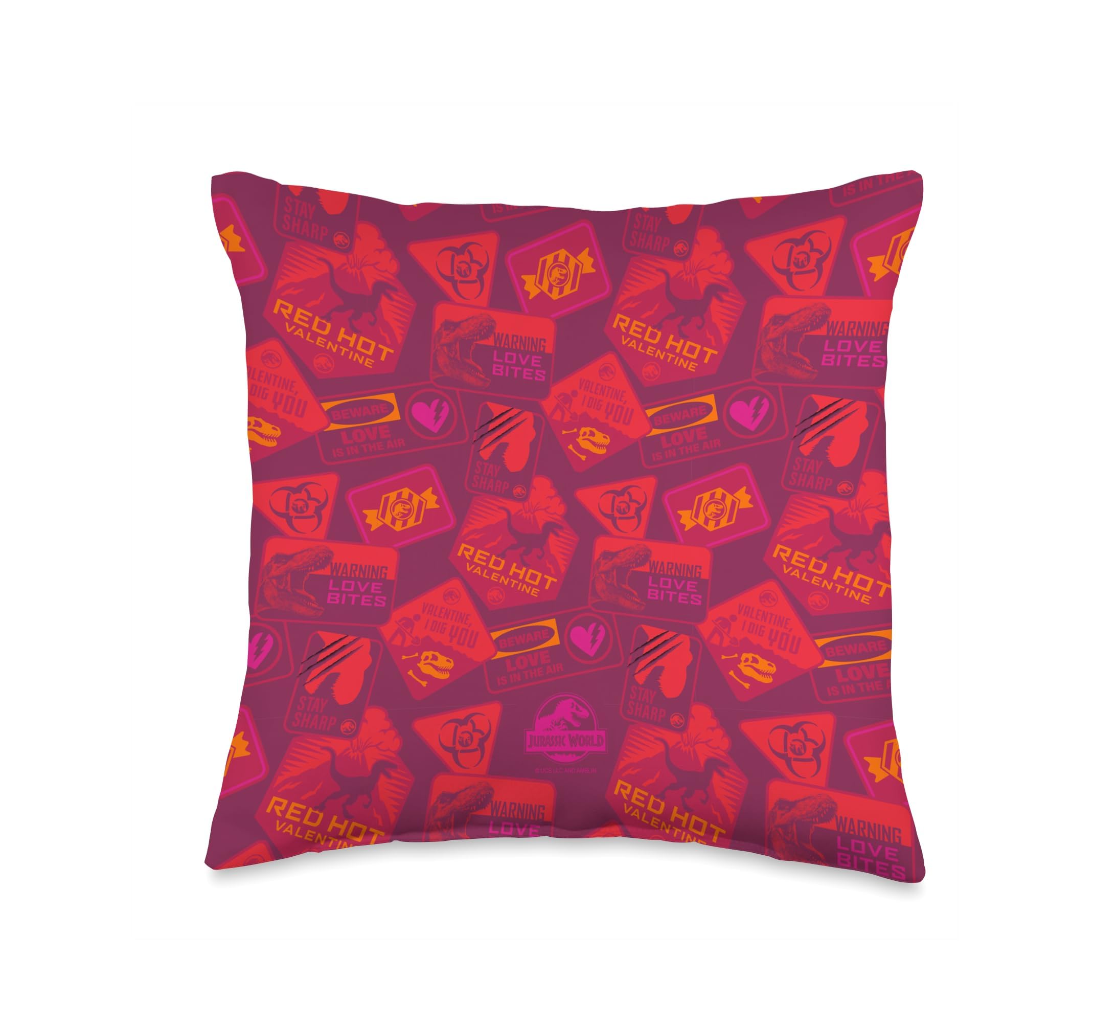 Coussin Jurassic World Love Bites : une déclaration d'amour originale et passionnée