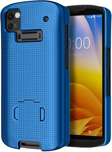 Miniatura 6 de Funda con clip para escáner de computadora móvil Zebra TC53 TC58, cubierta rígida delgada con soporte y rotacióntrinquete Combo de funda de cadera