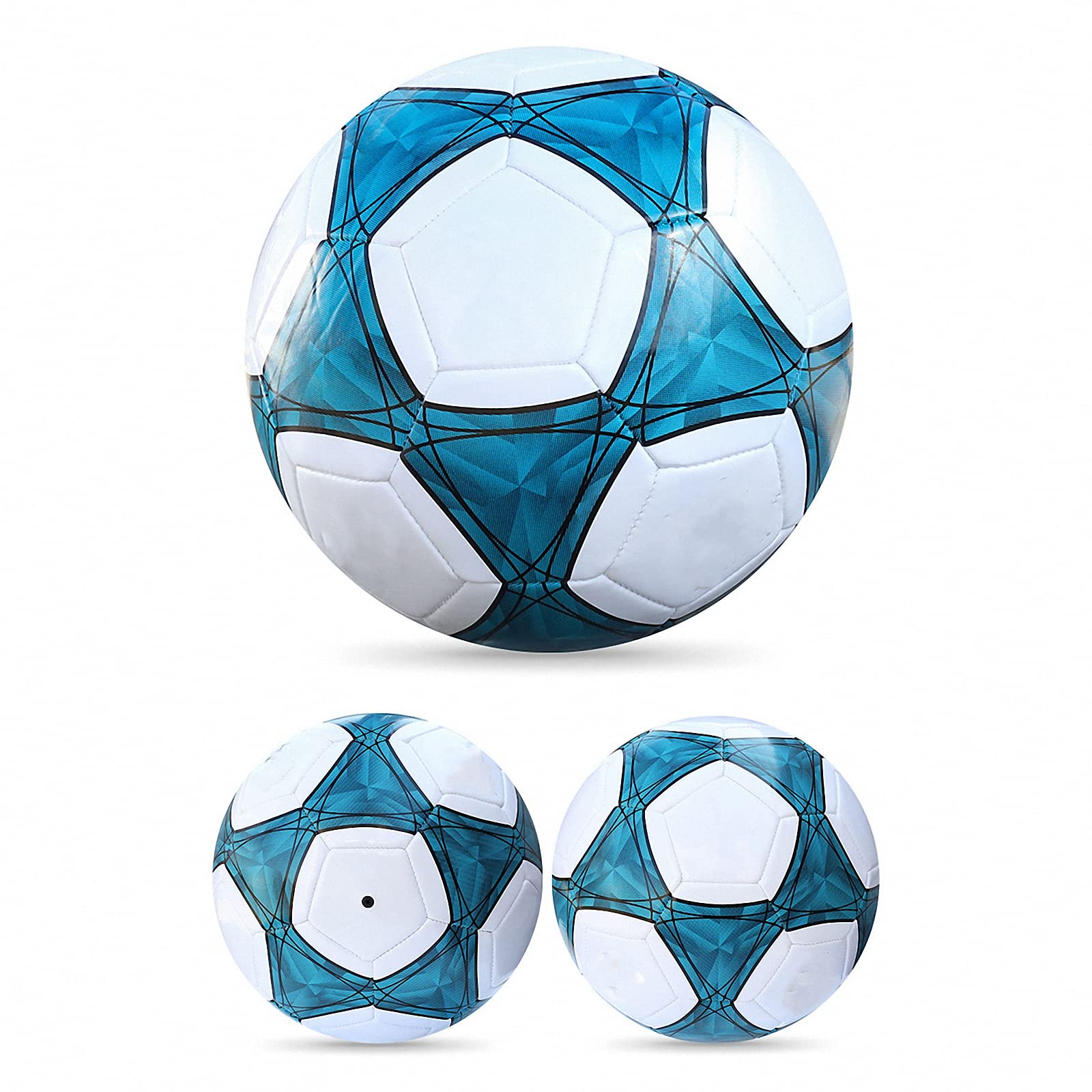 Größe 3/4/5 fußball mit pumpe,spezieller fußball für Trainings Spiele für Erwachsene/Kinder,Outdoor Jugend wettkampfleistung trainingsfußball,Geschenke für Kinder/Freunde