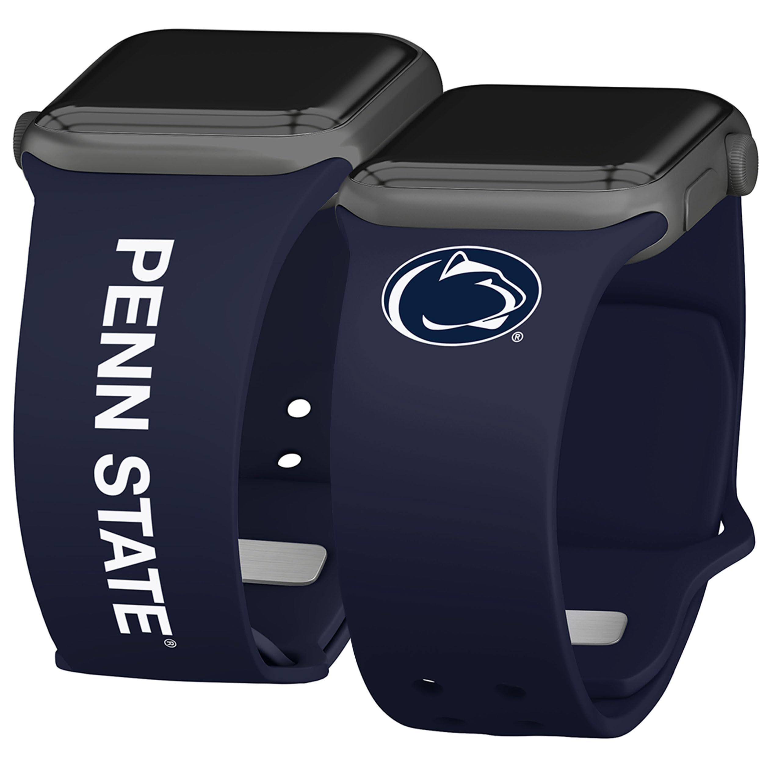 Penn State Nittany Lions Iconic Edition HD Watch Band Compatible with Apple Watch (38/40/41mm Long)