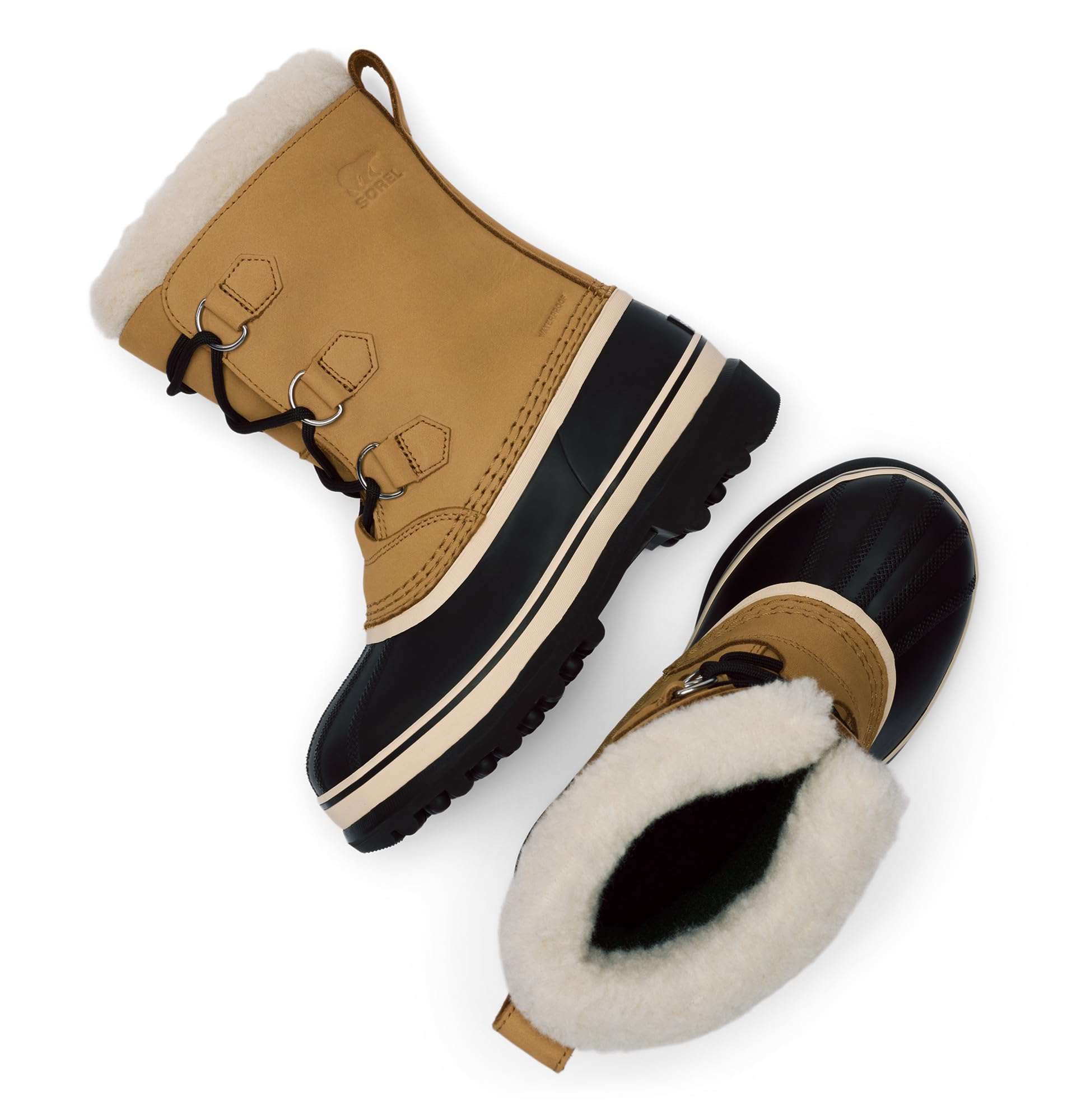 Sorel Big Kids Caribou Wp Botas de nieveUnisex niños