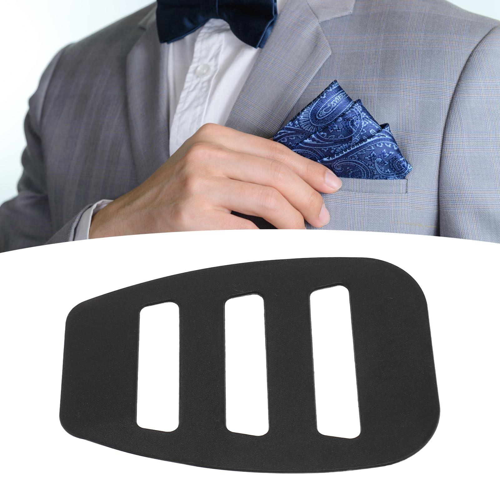 Support de Poche en Plastique Fin, Léger et Robuste, Look Formel et décontracté pour Hommes, 6 Pièces pour Vestes, Costumes, Smokings et Gilets avec une Touche Unique, la Plupart