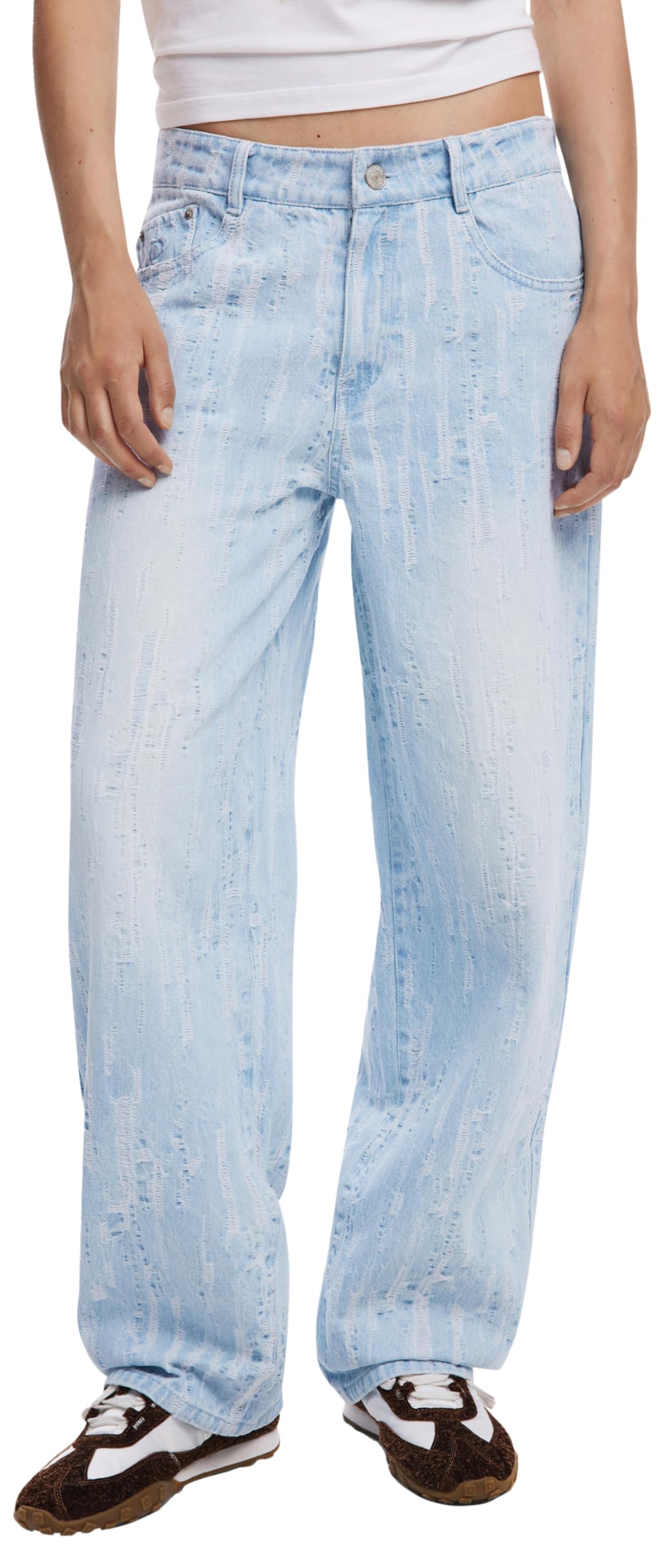 Desigual Reprise_Denim Jeans, Azul, 40 EU Women's