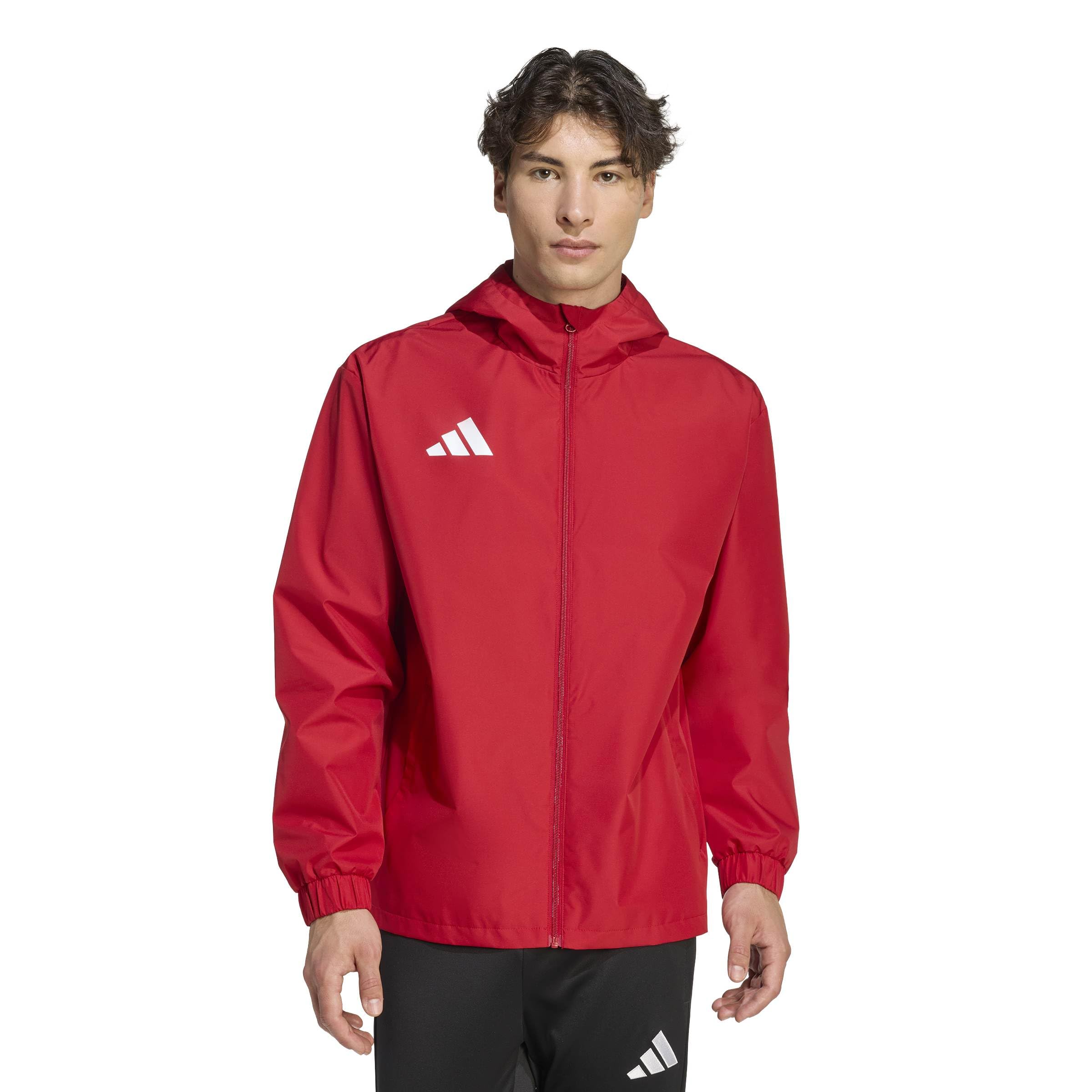 adidas Mezczyzni Entrada26 All Weather Coat, team power red 2/white, 3XL