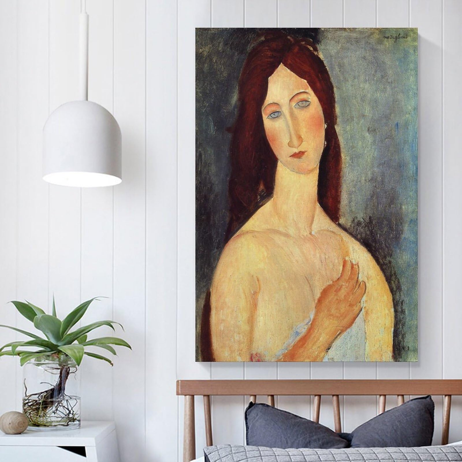 モディリアーニ肩をあらわにしたジャンヌ・エビュテルヌ Amazon.co.jp: Amedeo Modigliani アメデオ・モディリアーニ 《肩を