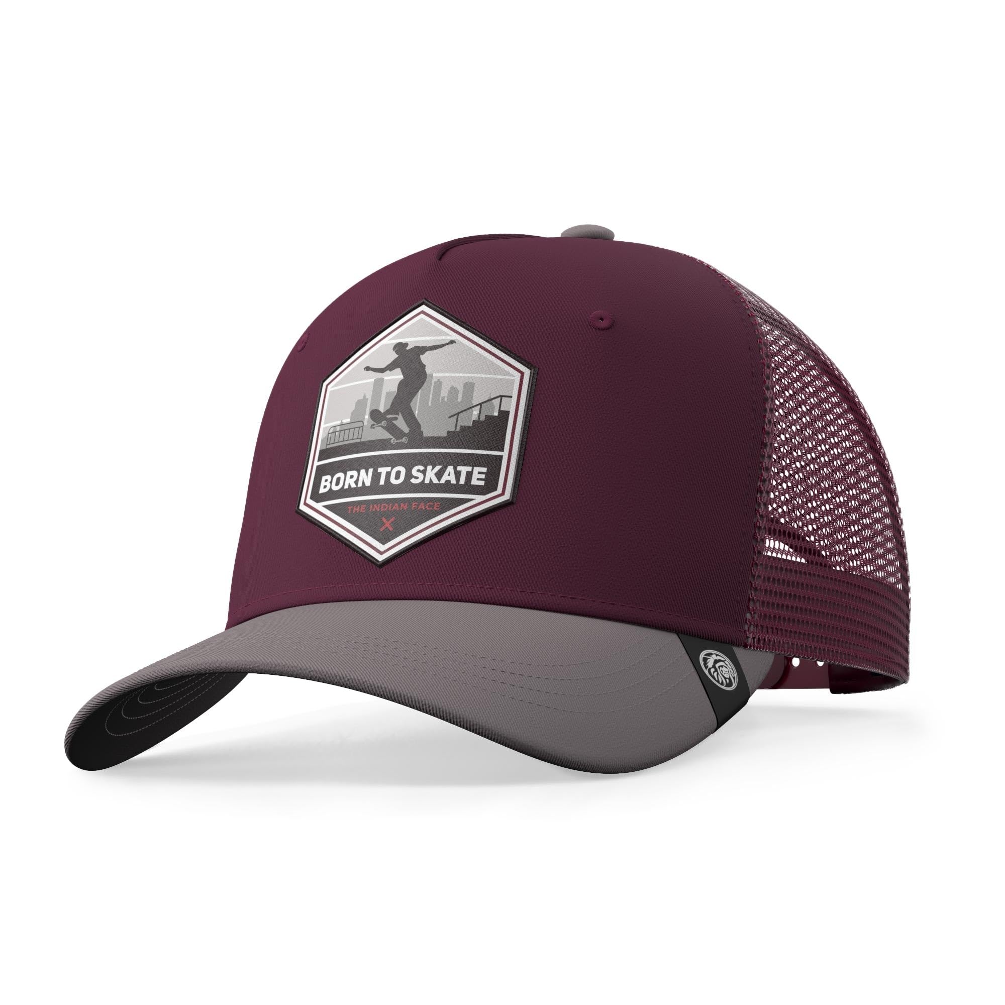 The Indian FaceUnisex Born to Skate Baseball Cap