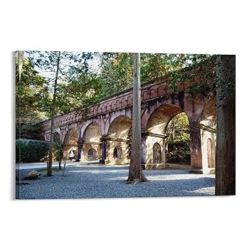 油絵 風景画 南禅寺水路閣 額縁付き 油絵 風景画 南禅寺水路閣 額縁付き 南禅寺の水路閣」