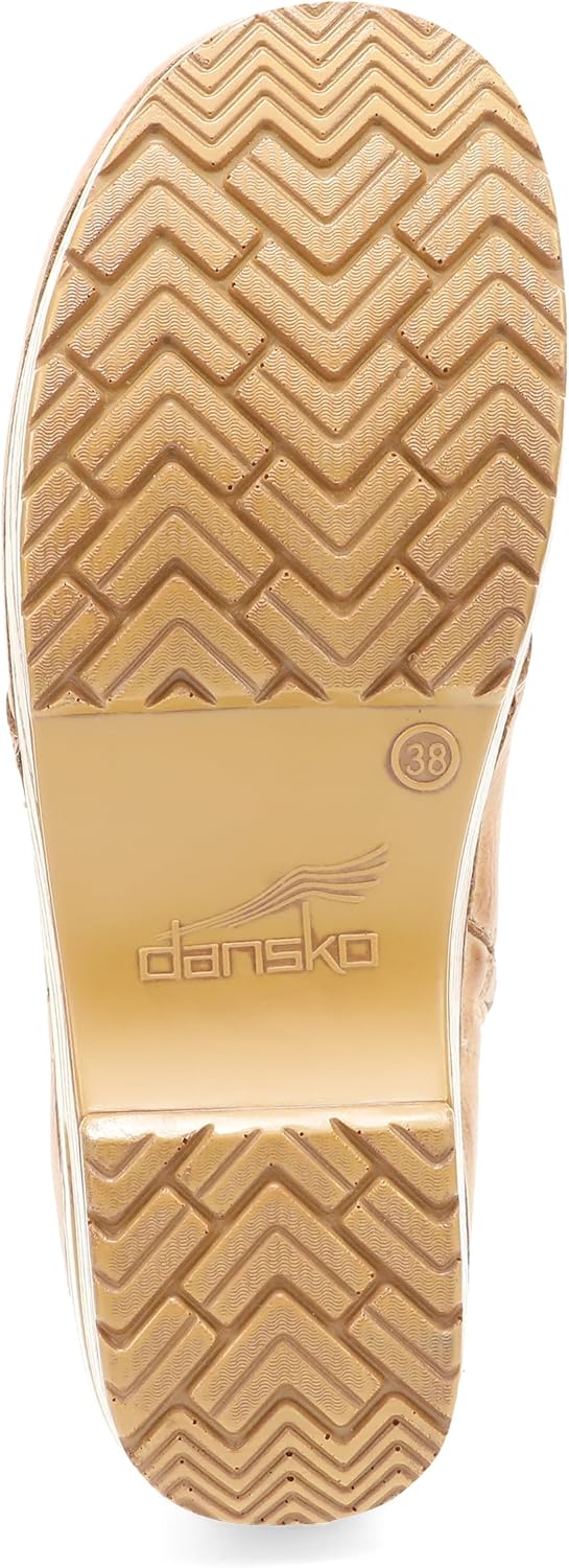 Dansko Sigourney Classic Stapled Clog in Lace-Up Boot Style for Women - Anti-Fatigue Rocker Bottom Promotes Forward Foot Motion - Image 3