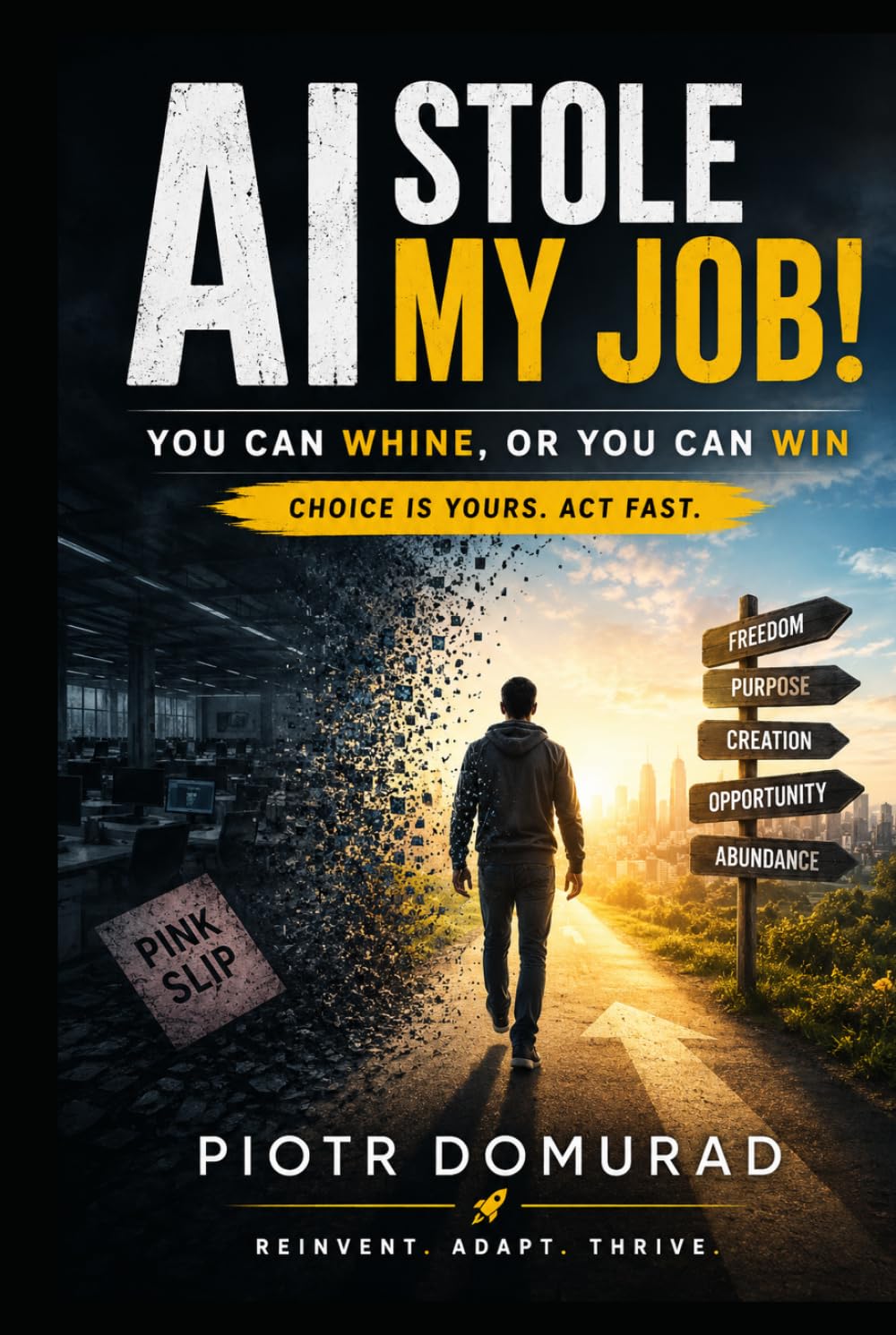 AI Stole My Job!: You Can Whine, or You Can Win Choice Is Yours. Act Fast.