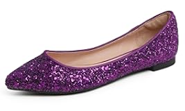 Women&apos;s Fashion Pointed Toe Classic Dressy Shiny Comfort Cushioned Flats