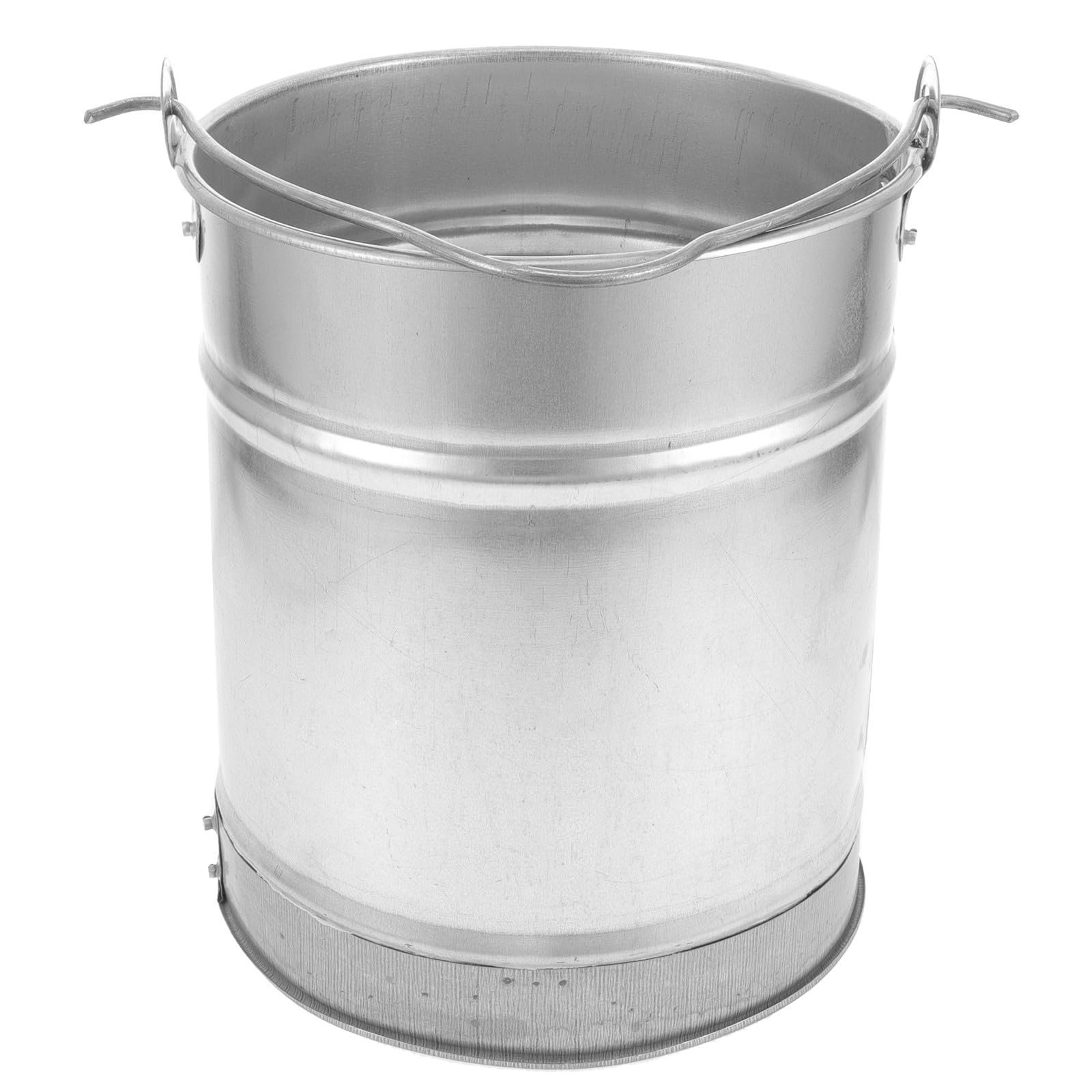 CALLARON Secchio in Ferro da 5 Litri Manico Antiscivolo, Contenitore Multifunzionale per Acqua, Olio e Giardinaggio, Resistente e Adatto per Uso Domestico, Ranch e Pulizie Professionali