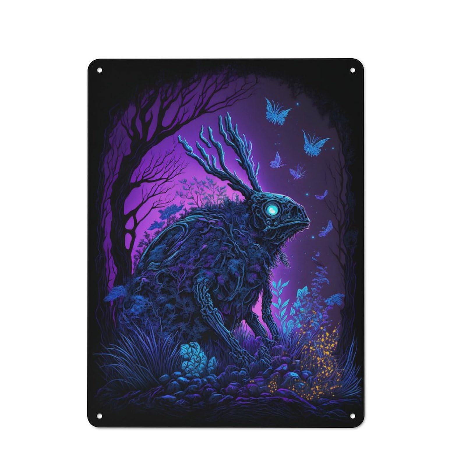Junmoney New Species Rustic Tin Sign 40X30cm For Man Cave Or Games Room, Housewarming Present For People Styling Man Cave And Games Room