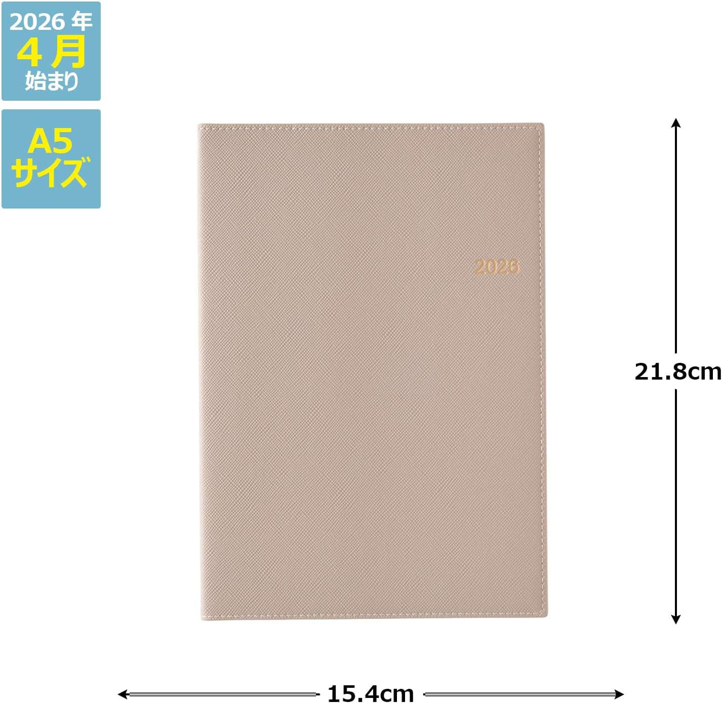 Noritsu NOLTY 9685 Notebook, Starts from April 2026, A5, Weekly Access 2, Gray
