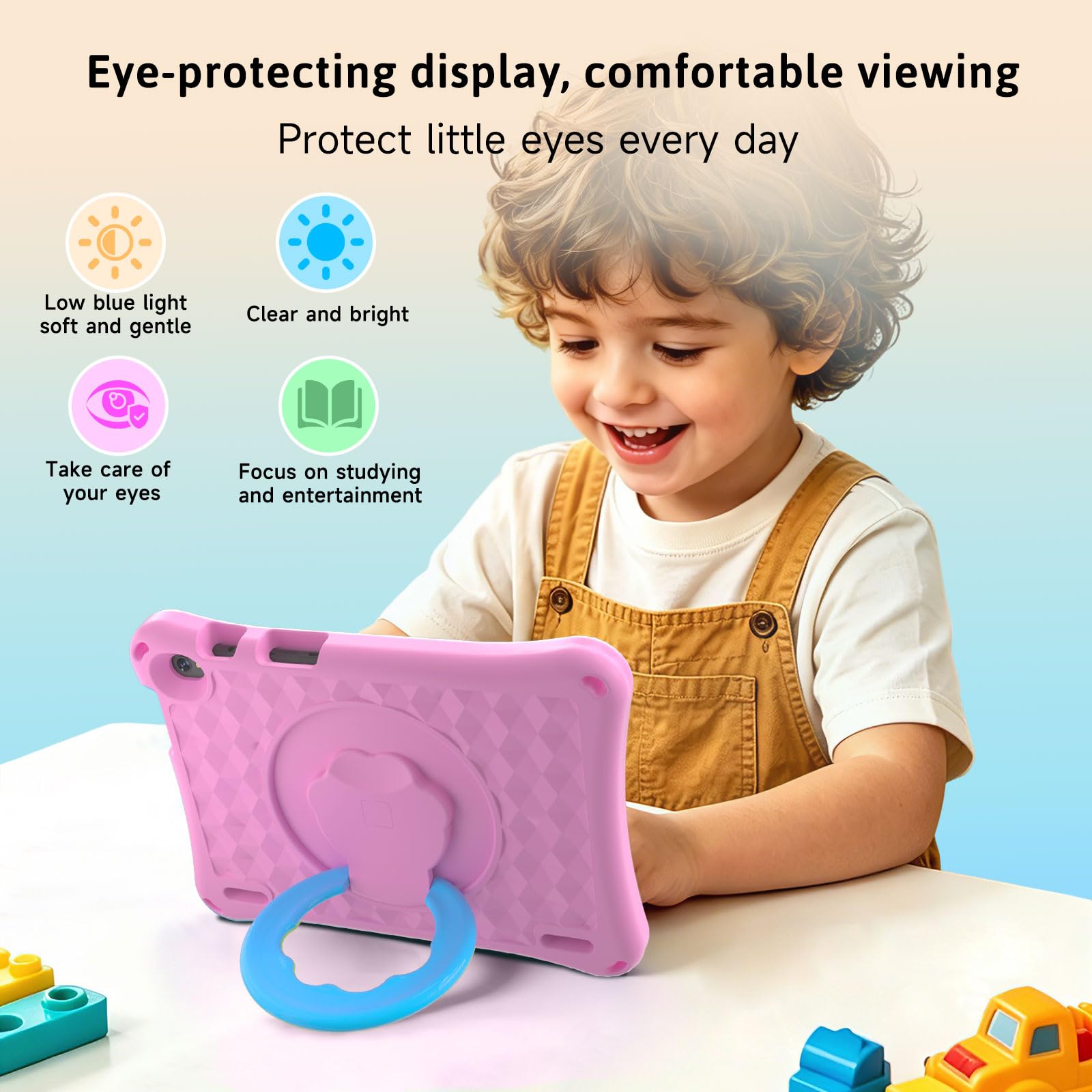 Amazon.co.jp: Android 15 キッズタブレット ケース付き 10インチ