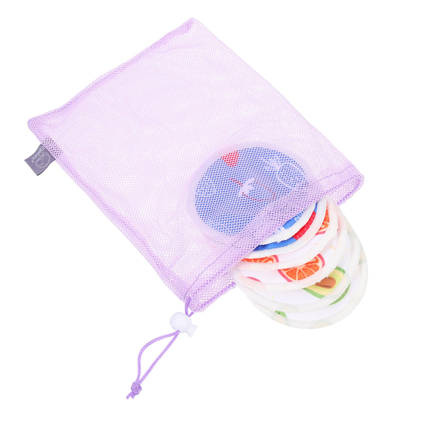 Yardwe 1Set Washable Breast Pad Galactorrhea Nursing Cushions for Breastfeeding Moms Soft Comfortable Leakproof Design Travel Friendly Machine Washable