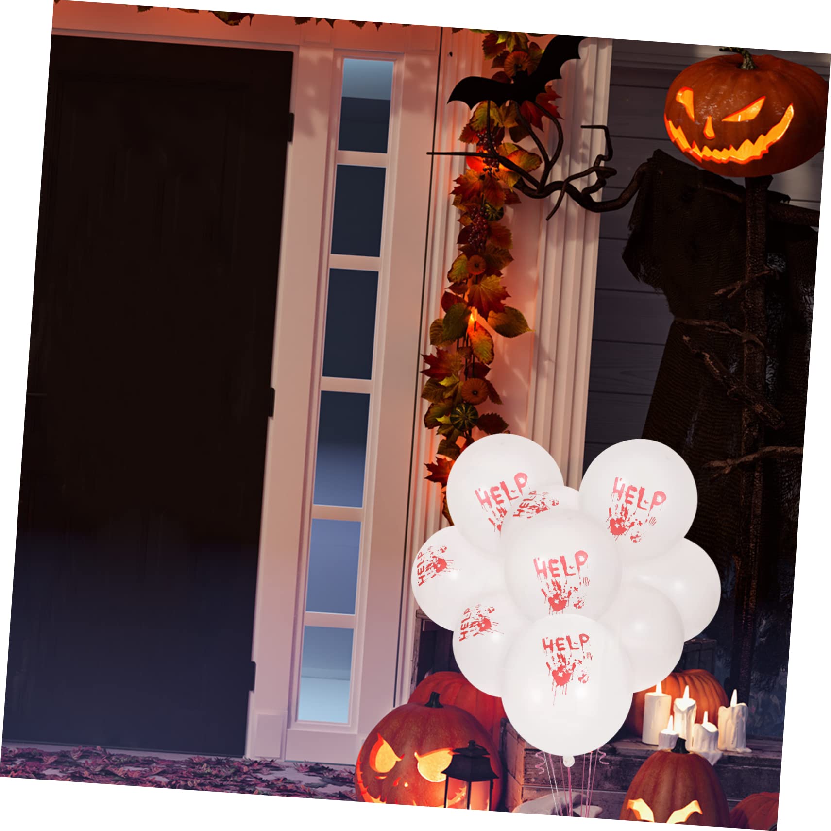 Alasum 400pezzi Palloncini Lattice Decorazioni Spaventose Per Halloween e Compleanni