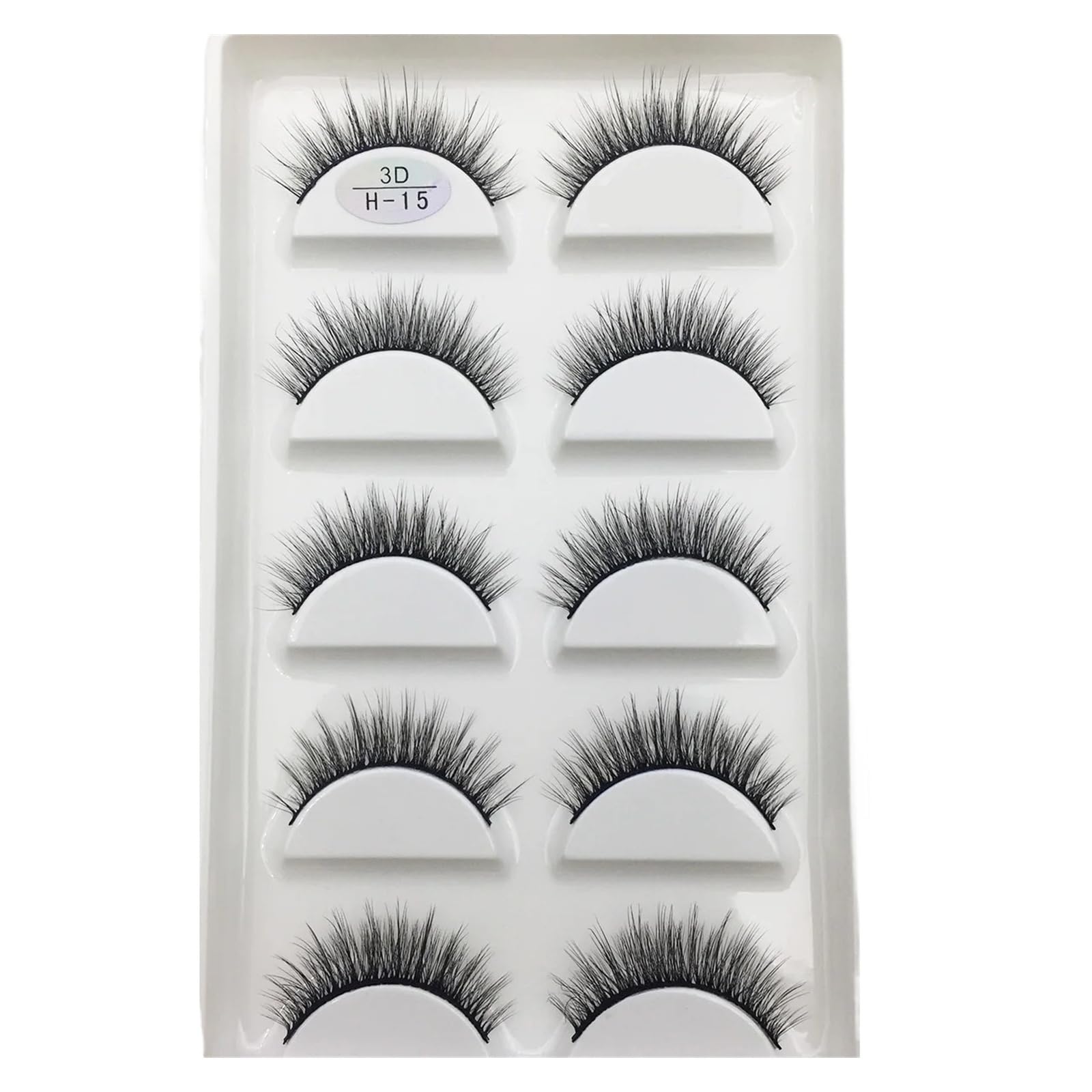UAMOU 16 Style 10 50 Boxes 3D Mink Lashes Natural Cross False Eyelashes Long Messy Makeup Eye Lashes