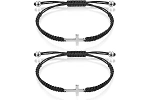 2 Pcs Friendship Cross Bracelet