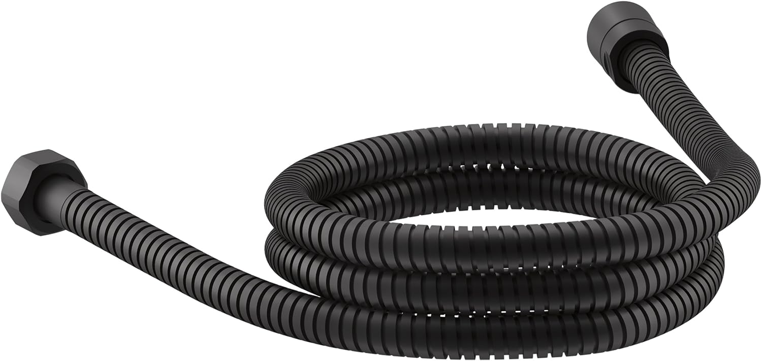KOHLER 9514-BL MasterShower 60" Metal Shower Hose, Matte Black