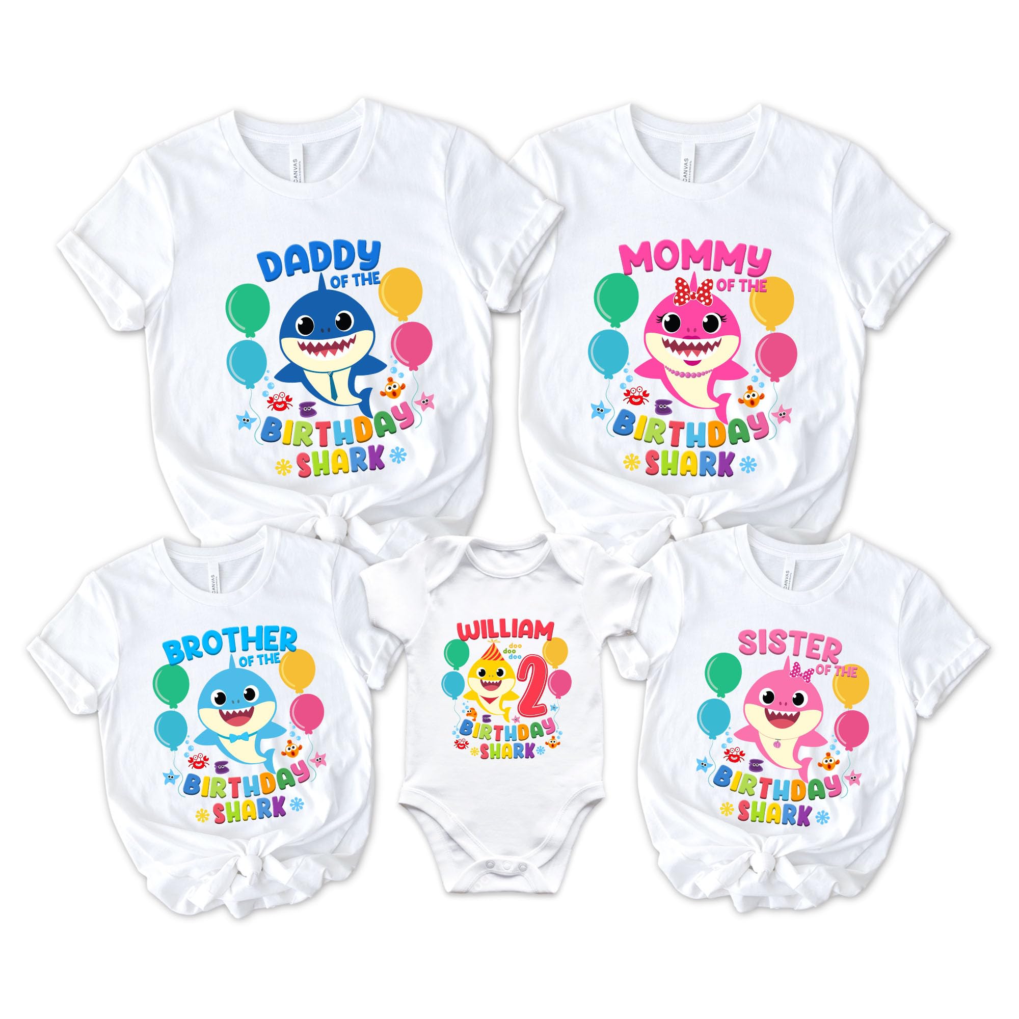 Shark Birthday Shirt, Baby Shark Family Shirts, Custom Baby Shark Shirt, Shark Birthday Party, Shark Shirt for Toddler, Shark themed birthday shirt, Personalized Shark Shirt