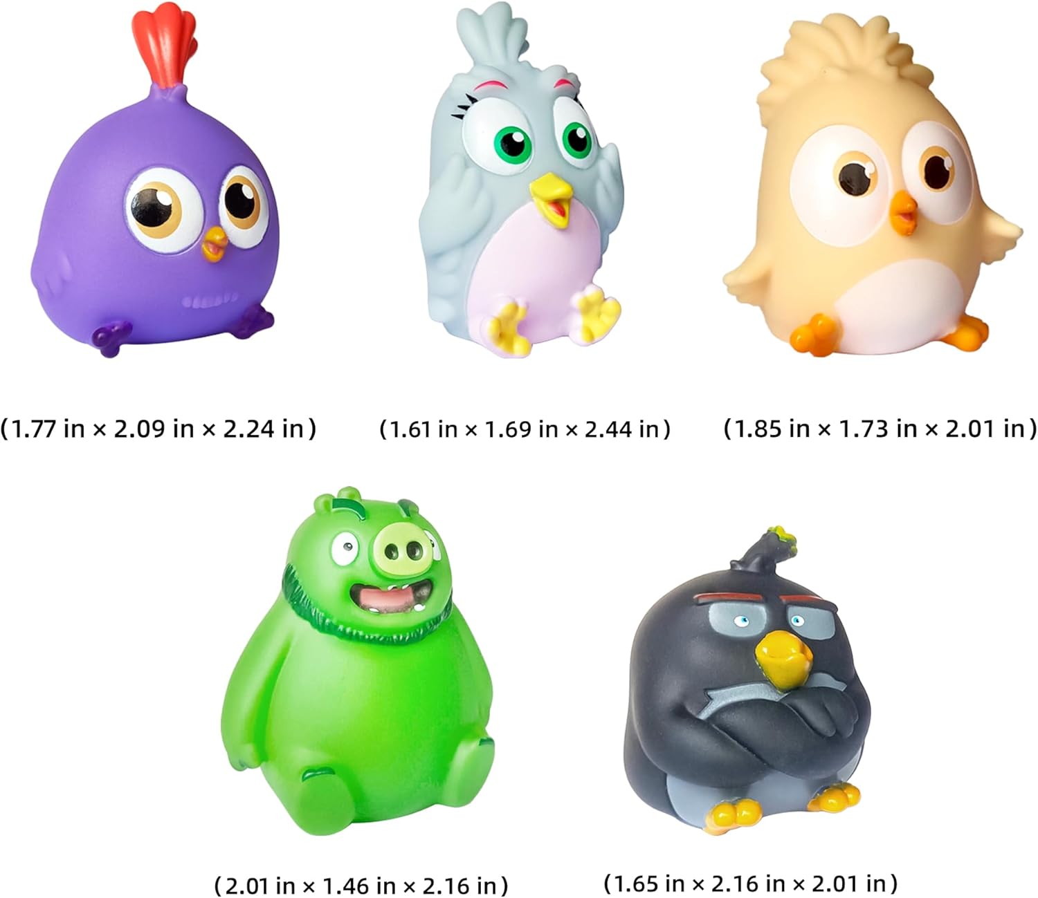 Newly Licensed Angry Birds Toys Collectible 13 Action Figures Flock Pack Playsets Sets Pig City Strike 2 Takedown Space Planet Movie Kids Game Boys Girls Red Bomb Gift Box