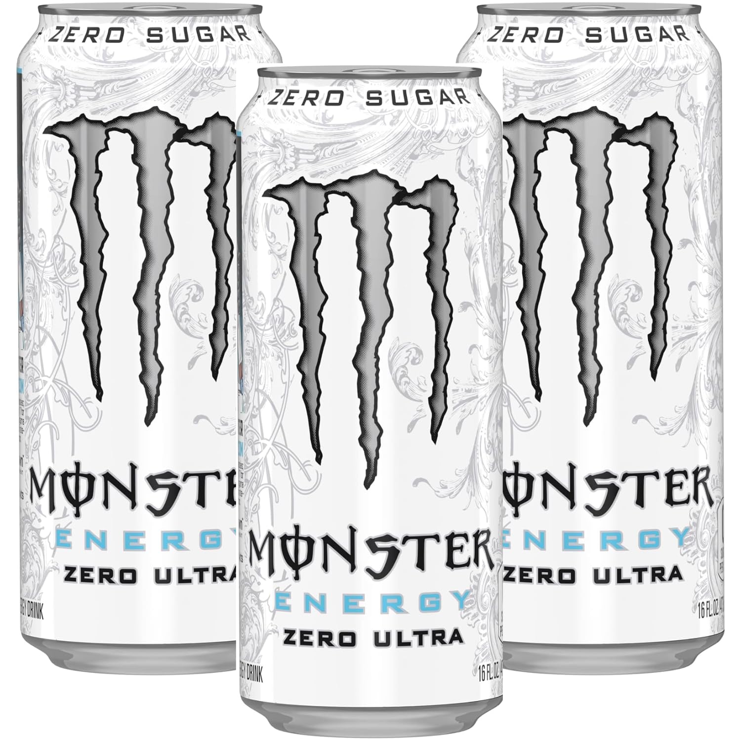 Monster Energy Zero Ultra White Drink (Pack of 3) 500ml By COUGAR | Zero Sugar Refreshing Energy Beverage | Light Flavor with Smooth Taste | Carbonated Energy Drink for Focus & Performance | Ready to Drink Can for Daily Boost – (Imported-USA)-image-24