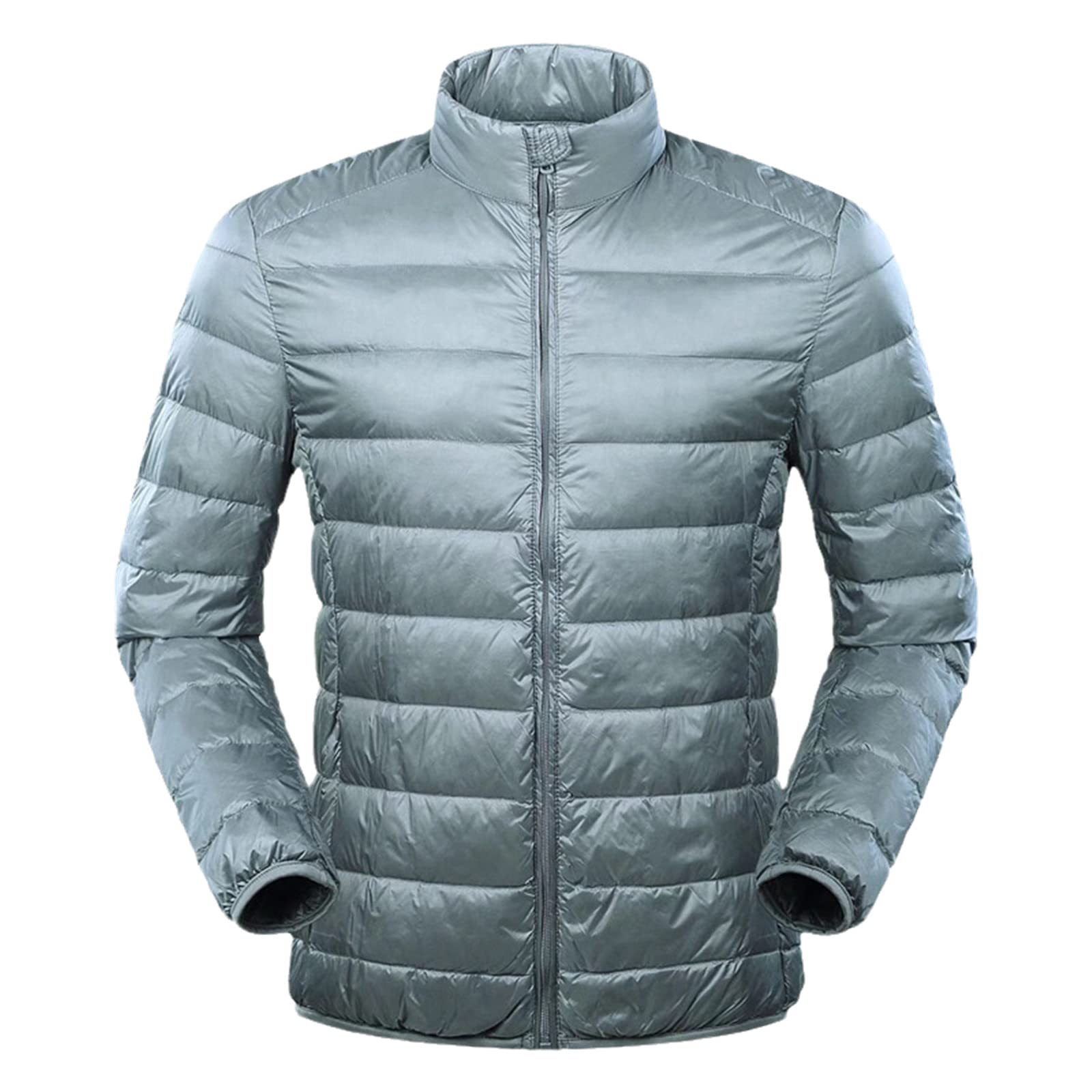 Piumino leggero da uomo giacca a vento giacca leggera piuma, N-5923 C, Large