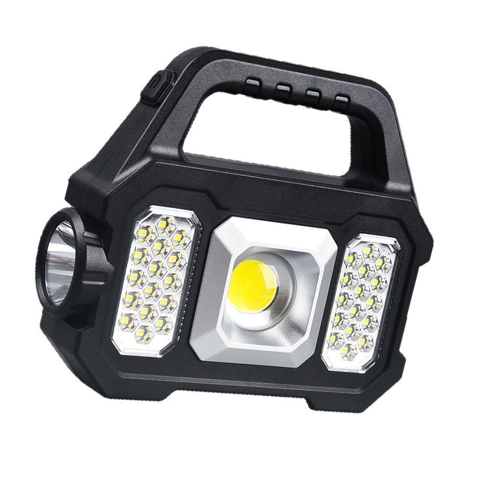 Solar LED Work Light with Reverse Charging Feature for Construction Site and Outdoor Exploration Crisis Power Institution Light