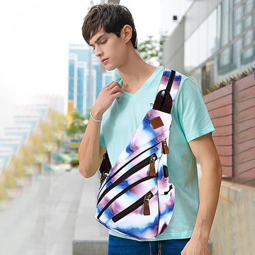 Miniatura 7 de Bolso de mensajero de lona para los hombres pequeña mochila hombro mochila mochilas de mujer