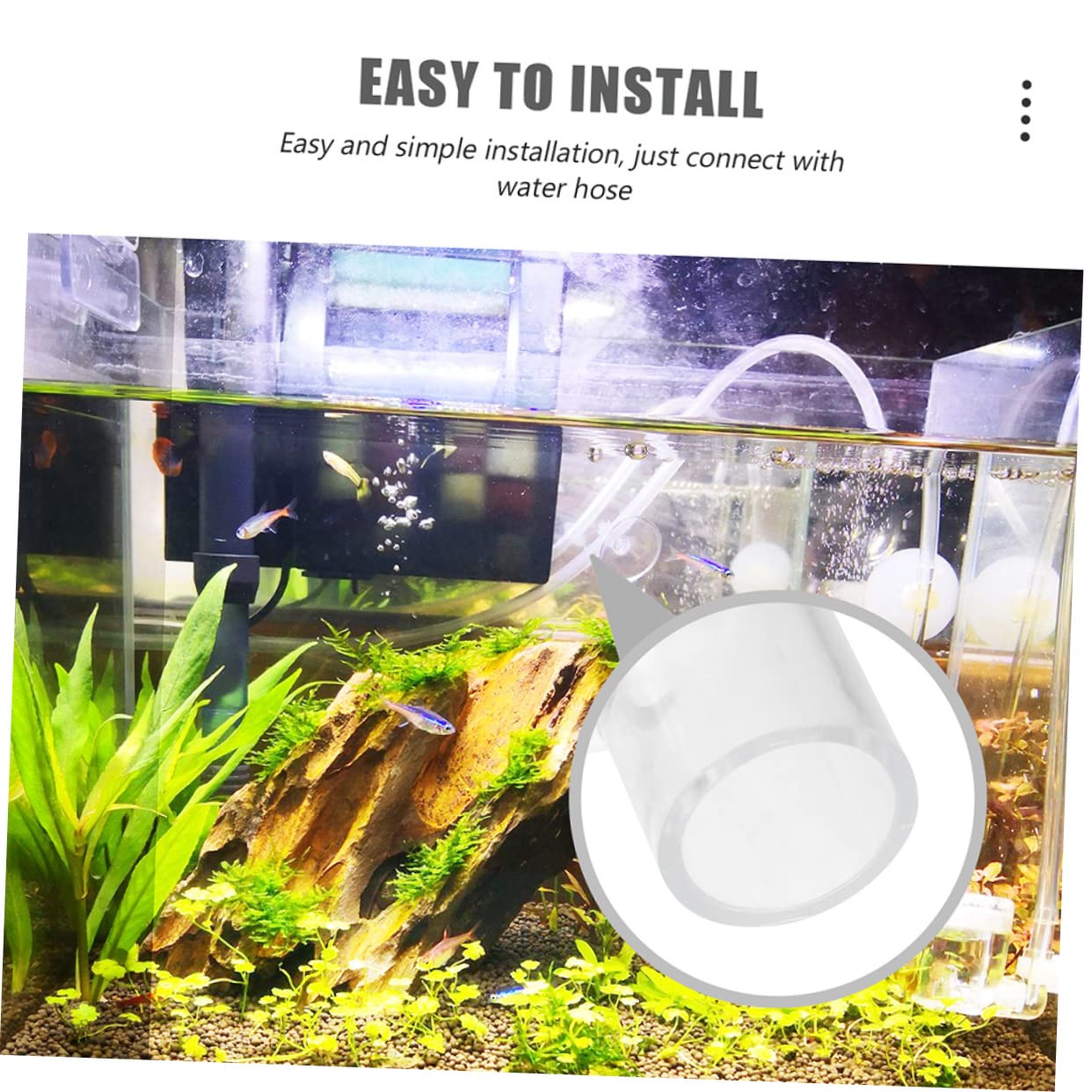 POPETPOP 16 Piezas Conector De Tubería De Agua para Tanque De Peces Accesorios De Plomería Adaptador De Manguera para Tanque De Peces Codo De Manguera De 90 Grados Conector para