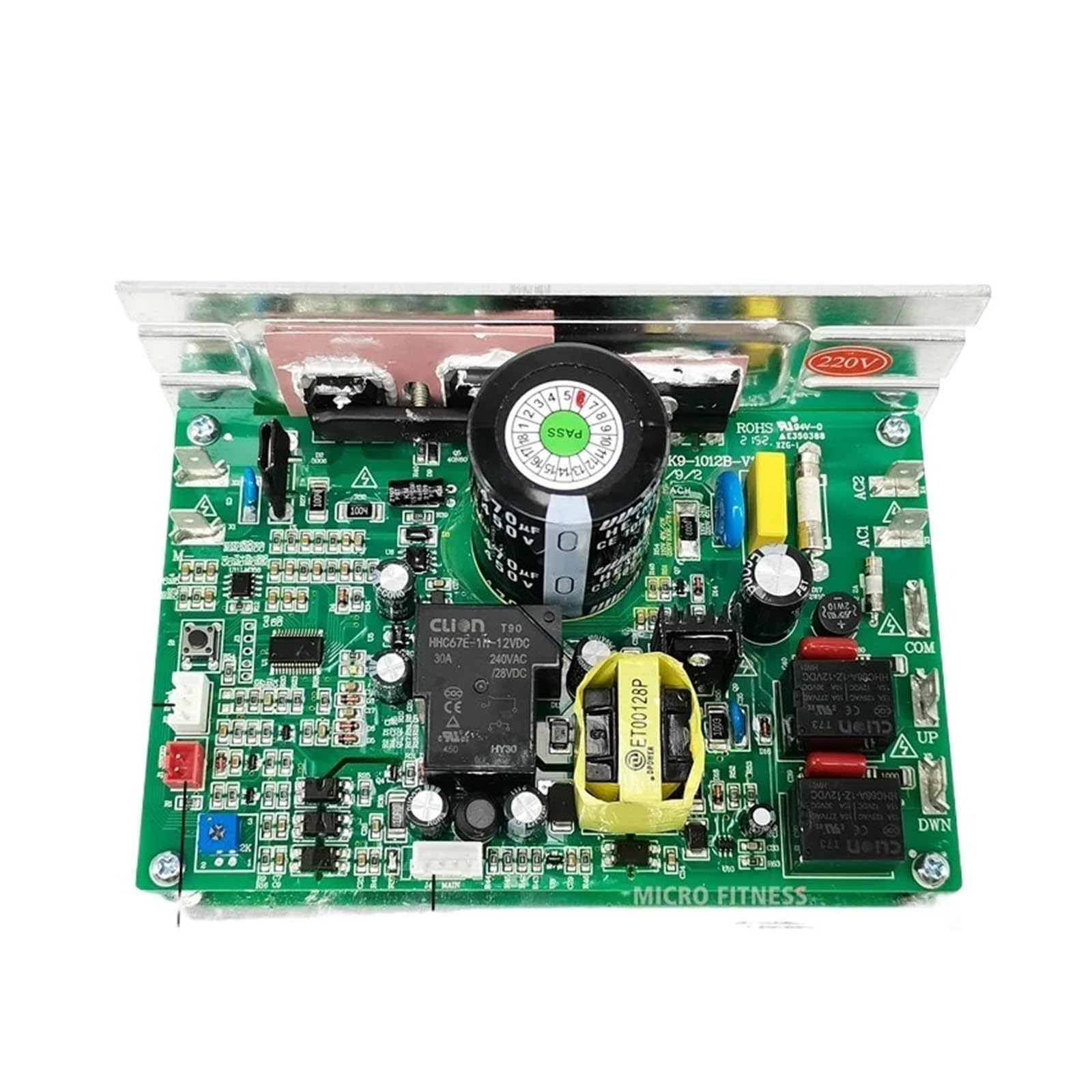 Contrôleur De Moteur De Tapis Roulant PCB-ZYXK9-1012B-V1.1, Carte De Commande PCB-ZYXK9-1012-V1.1, Circuit Imprimé ZYXK9 1012 V1.1(220V,2pin-3pin-4pin)