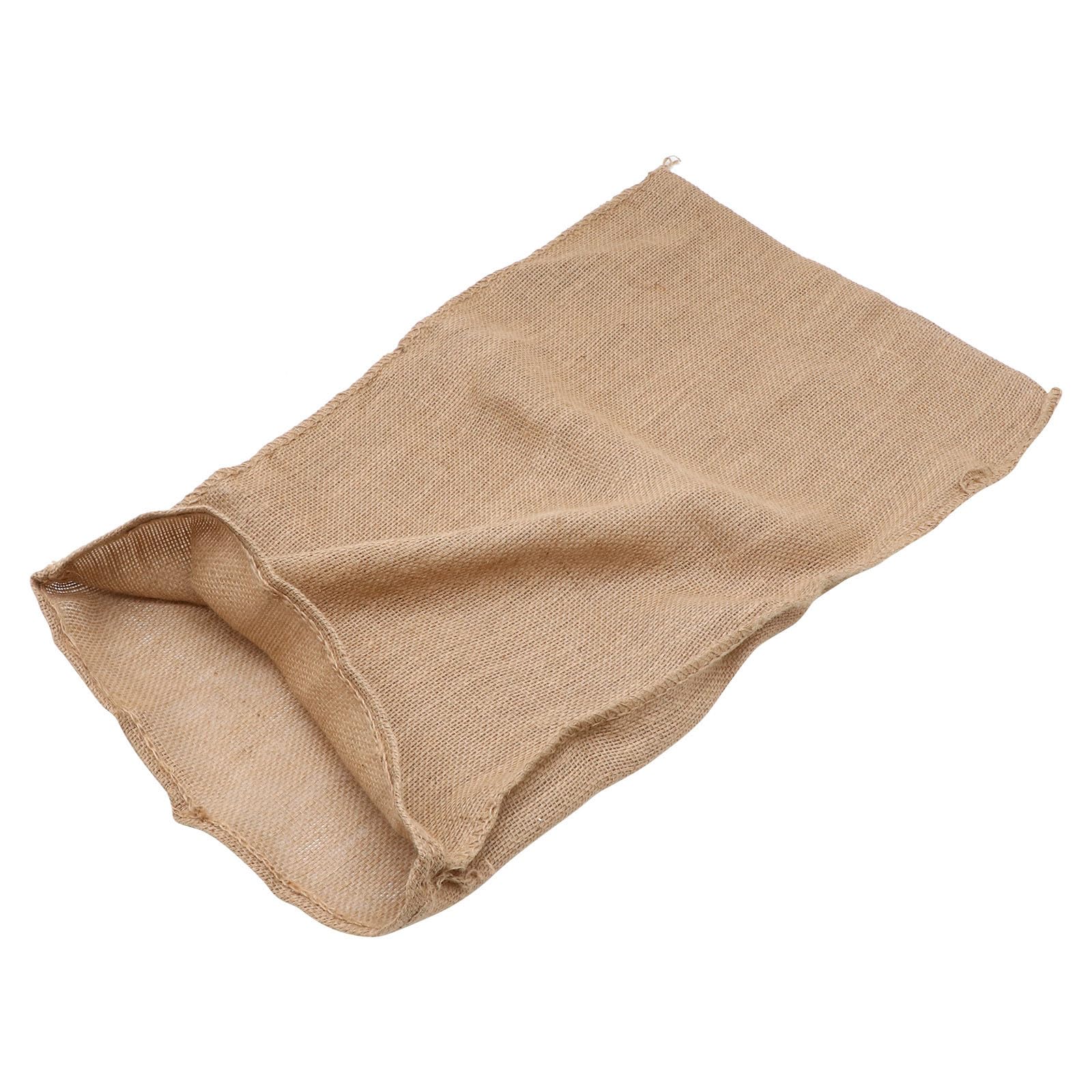 Bolsa de yute resistente para carreras y juegos tradicionales de arpillera beige