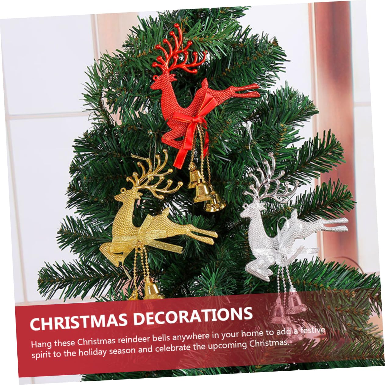 Zerodeko 5 Juegos Colgante De Ciervo Navideño Navidad Mimbre Globo Día Festivo Decoración Árbol Cajas Ventana Decoraciones Home Decoracion Colgante De Alce El Plastico 6 Piezas X 5