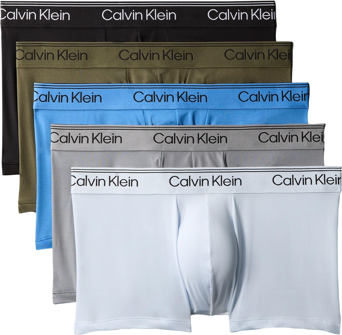 Calvin Klein Herren Low Rise Trunk 5pk Lv00nb4412 Badehose