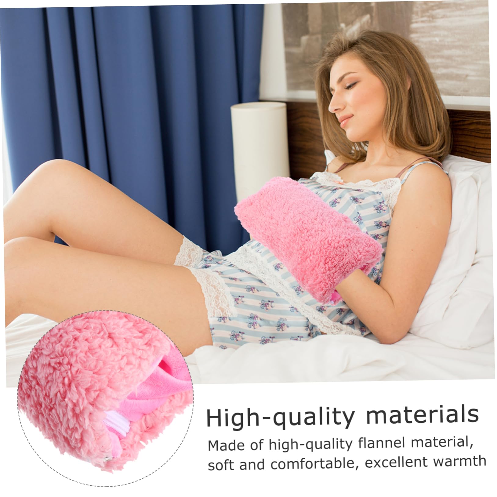 Mipcase Scaldamani Usb Guanti Riscaldati Scaldapiedi Scaldamani Caldo Da Borsa Riscaldata Da Escursionismo Guanti Caldi Mano Usb Rosa Flanella