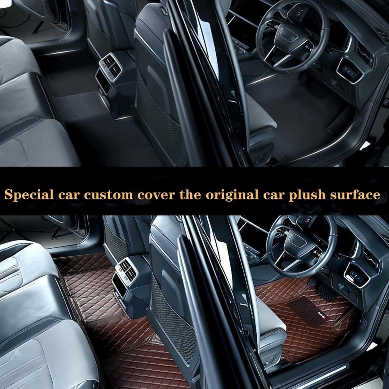 pour Mitsubishi Outlander PHEV 2016-2019 Tapis de Sol Voiture