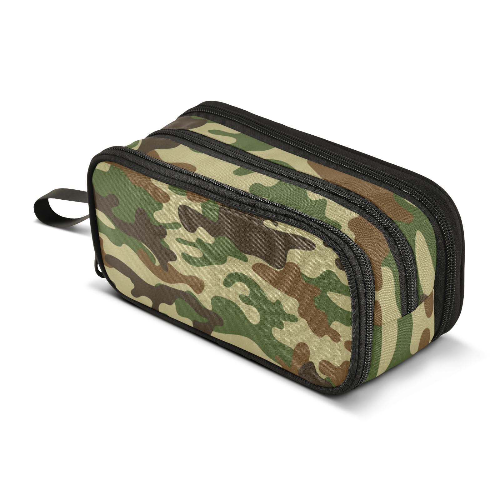 ISAOA Big Capacity Pencil Cases Military Camouflage Pouch Bag Large Pen Bag Stationery Bag for Girls Boys Adults Student
