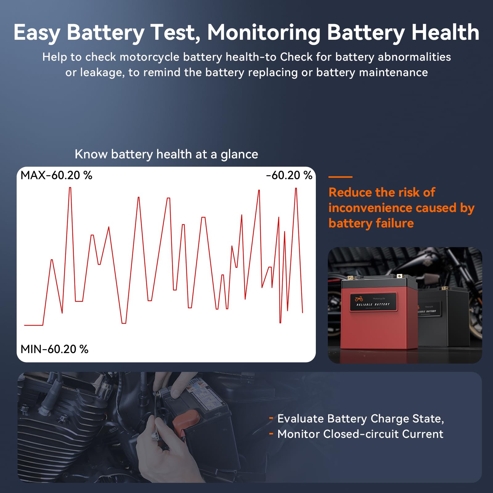 iCarsoft MT V6 Outil de diagnostic de moto pour Harley, tous les systèmes de diagnostic OBD2 avec 57 tests d'actionnement, 43 fonctions spéciales, réinitialisation d'huile/ETC/ABS/ESA/ralenti moteur