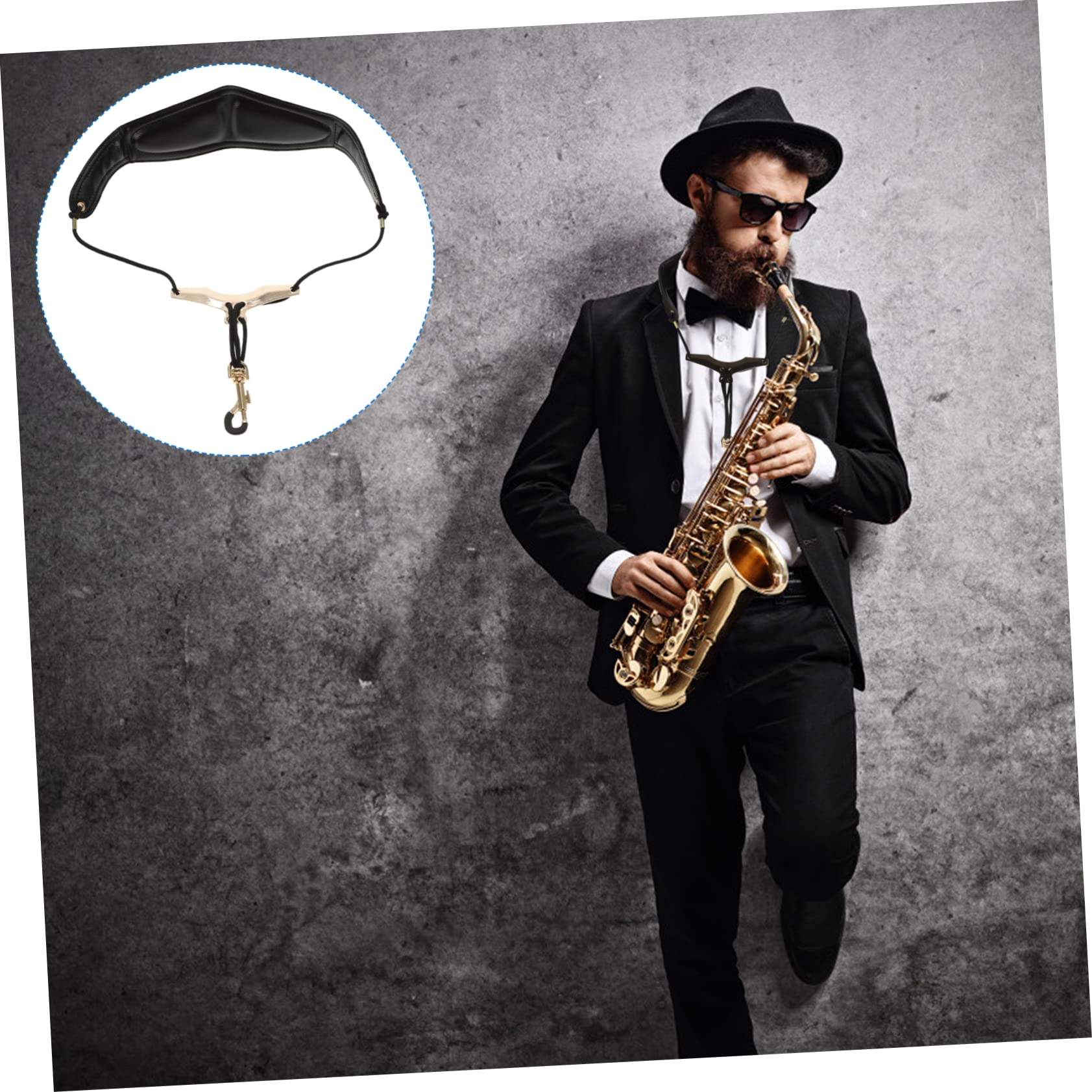 ibasenice 10pezzi Cinghia Sax Regolabile Pelle Accessorio Per Strumenti Musicali Comfort e Stile Per Saxofoni e Fiati Design Creativo e Resistente Per Musicisti
