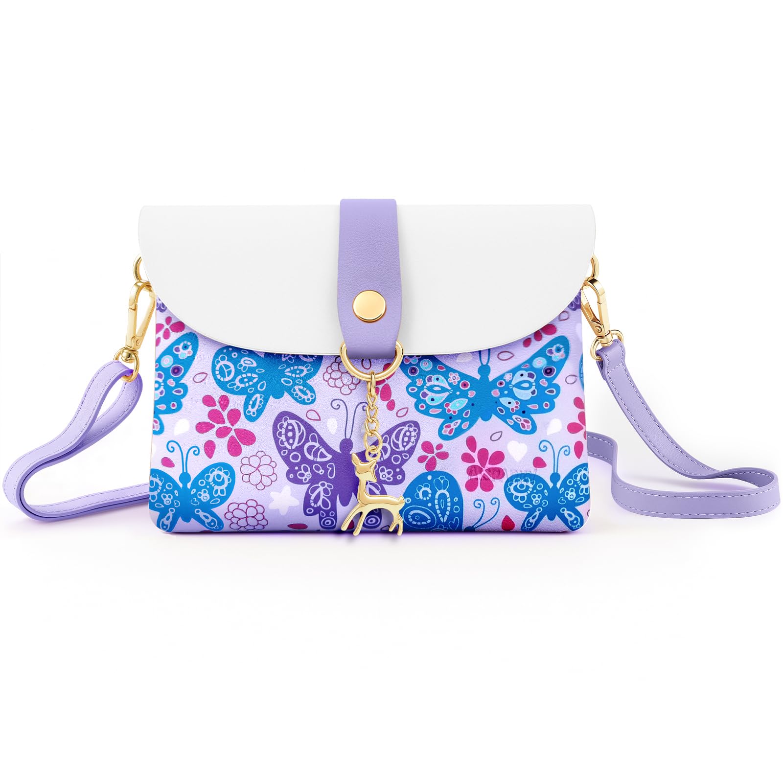 AISPARKY Small Crossbody Purse for Girls Shoulder Bag with Adjustable Strap