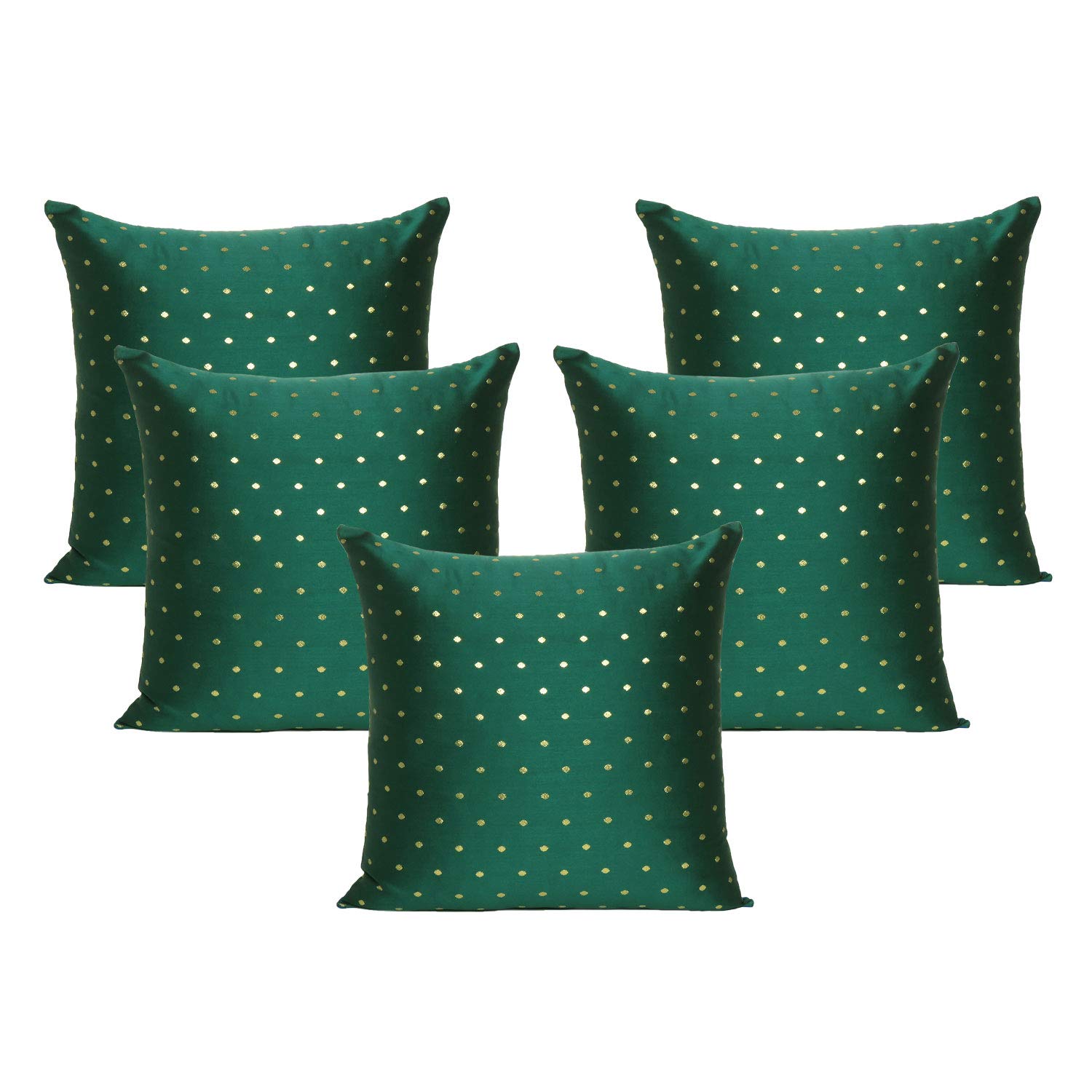 Oussum Set of 5 Cushion Cover Silk Pillow Cover Decorative Polka Dot Art Silky Cushion Case Soft Throw Pillow Case for Living Room Decor (Fuchsia Pink, 16 x 16) (B08MC8XSYS) Amazon Price History, Amazon Price Tracker