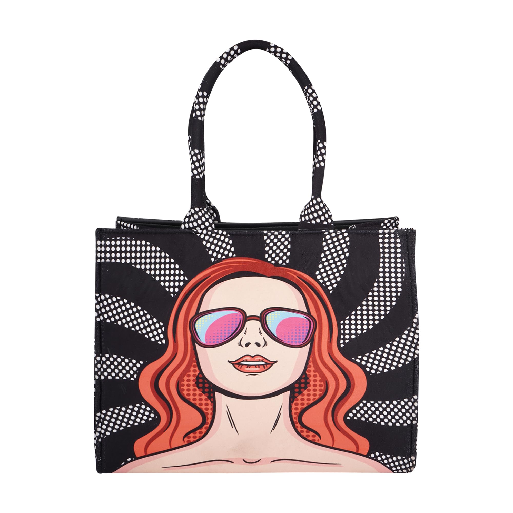 BAGSWORKS Women Fashion Handbag/Felt Cover/Spacious and Stylish Bag/Office Bag/Girls College Bag/Printed- (Design 1) (B0CQ8HDSPT) Amazon Price History, Amazon Price Tracker