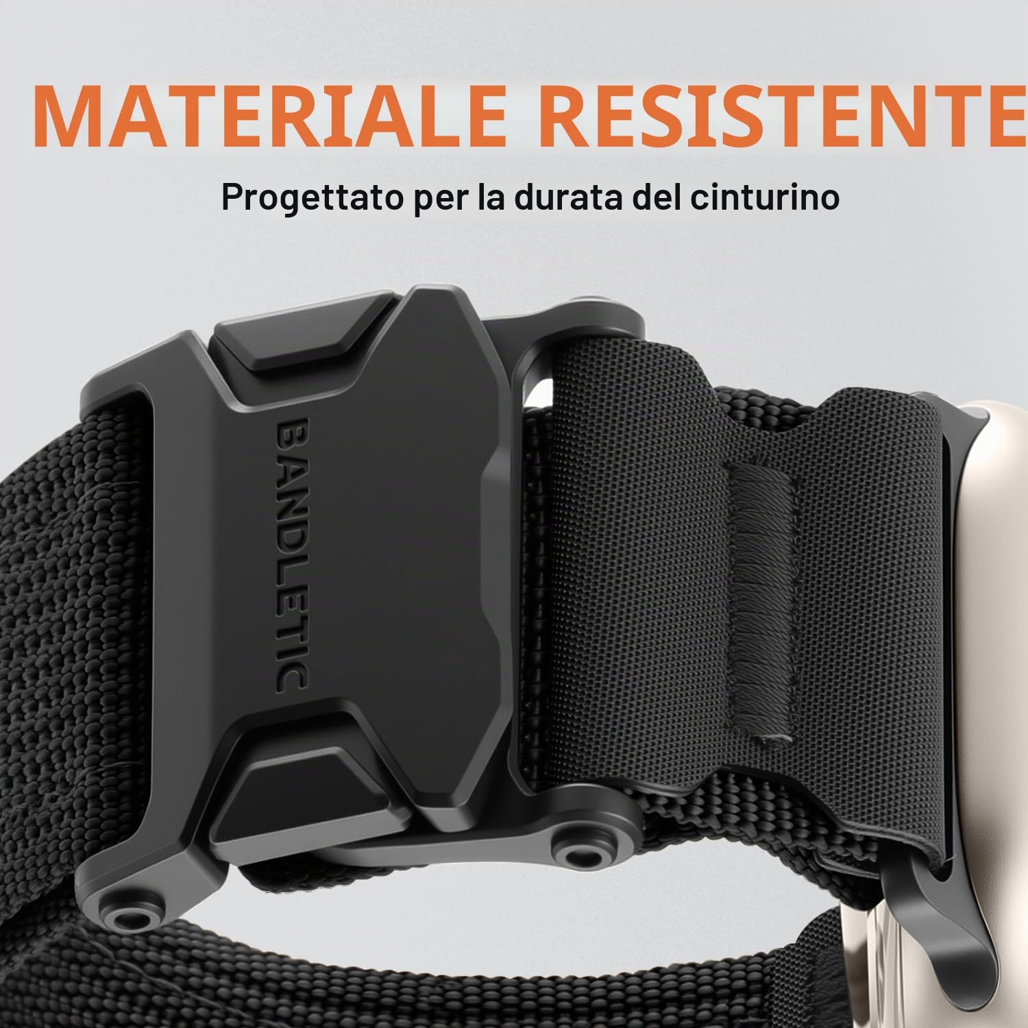 Bandletic Cinturino compatibile con Apple Watch Ultra 3/2/1