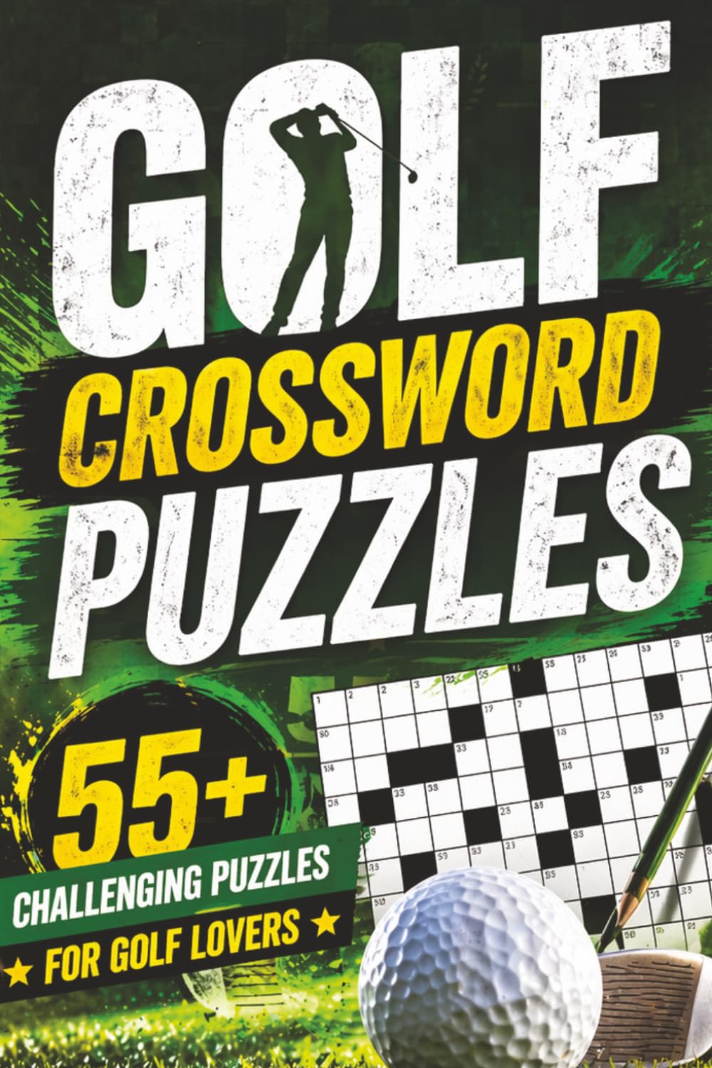 Golf Crossword: Crossword Puzzles with Easy to Read Print about Sports, Golfing, Golfers and more | 6x9 inches 125 Pages| 55+ puzzles... Puzzles for Kids, Adults & Seniors