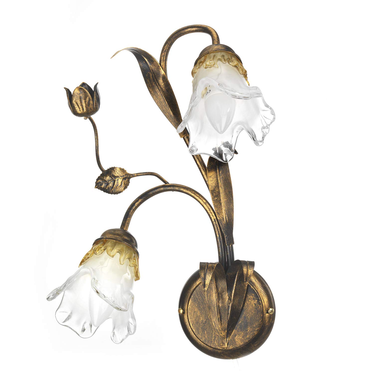 ONLI - Aplique Arianna 2 luces bronce