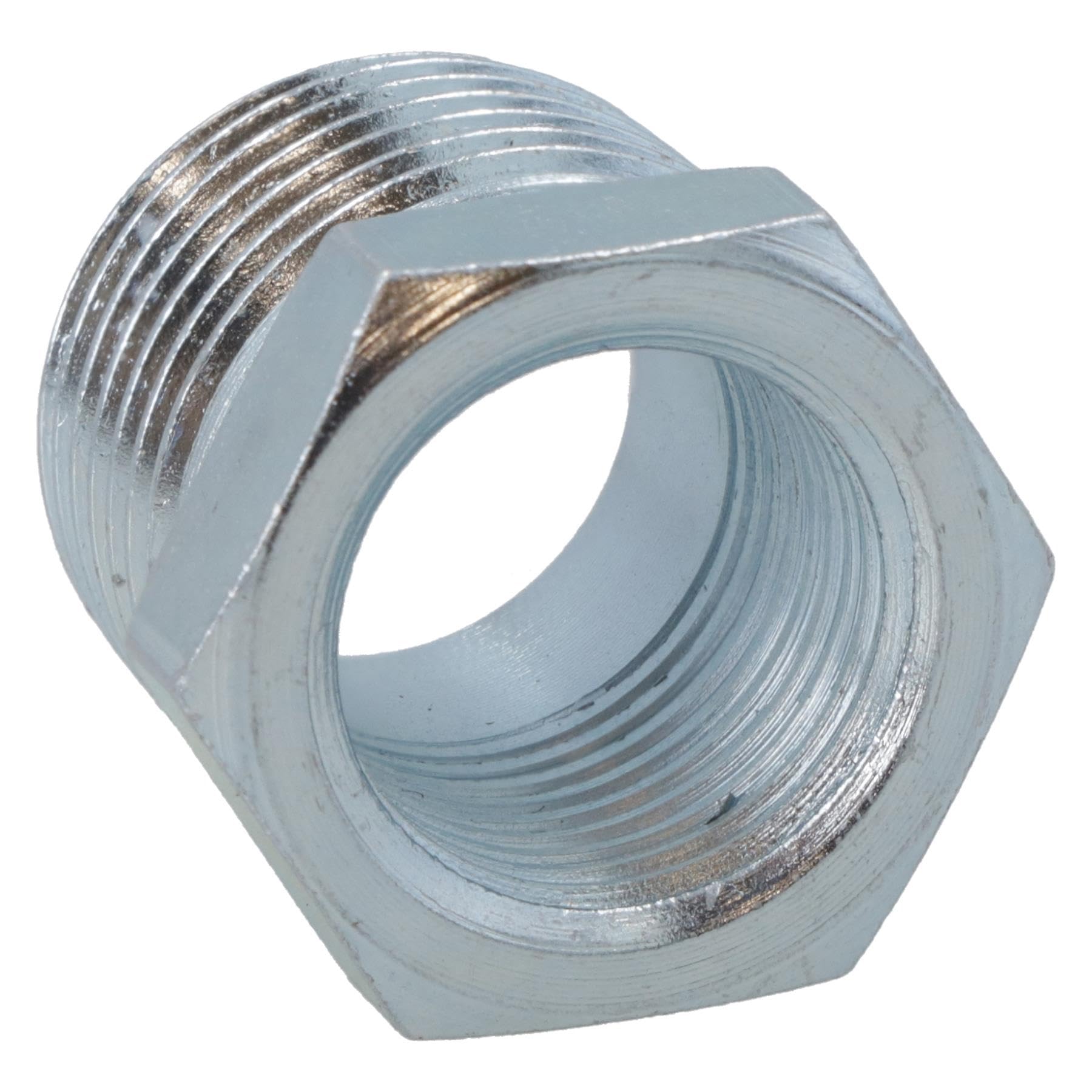 Ab Tools Men's Silver 1/2In To 3/8In Fe Bsp Thread Step Down Reducing Bush For Airline 1Pc